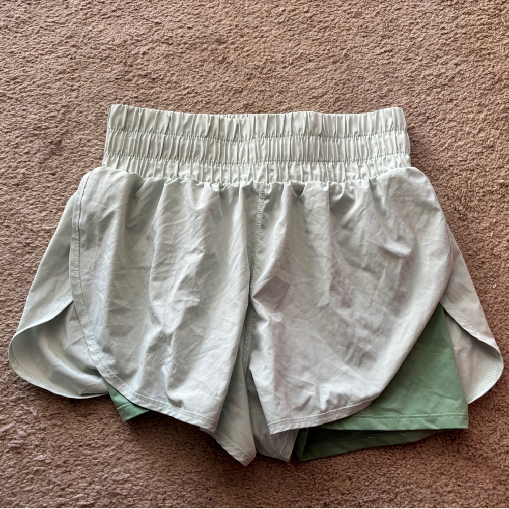Balance Athletica green shorts